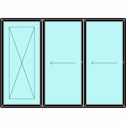 Left Stacking Sliding Door - Image 3