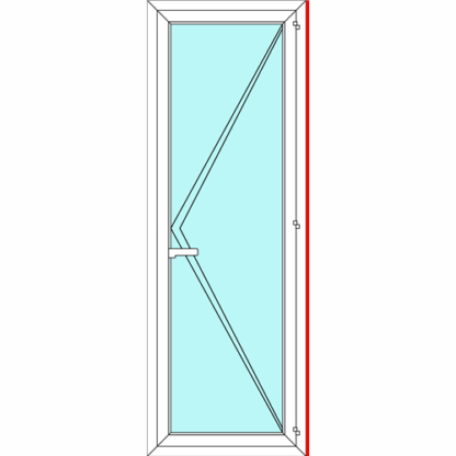 Outward Opening Right Hinged Door
