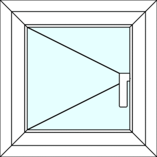 Left Side Hung Outward Opening Window