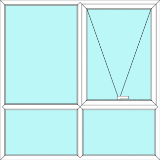 Single Right Awning with Fixed Lite and Two Low Lites
