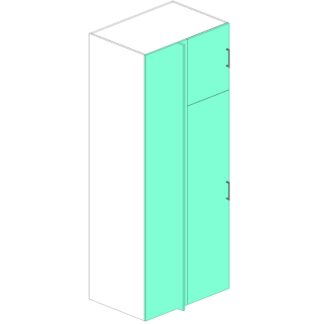 Tall Cabinet - 1 Door - Split - ReachIn - Left Blind (Polytec Thermolaminate)