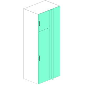 Tall Cabinet - 1 Door - Split - ReachIn - Right Blind (Polytec Thermolaminate)