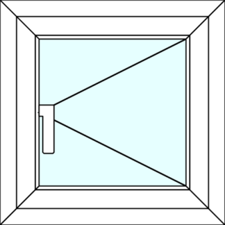 Right Side Hung Outward Opening Window