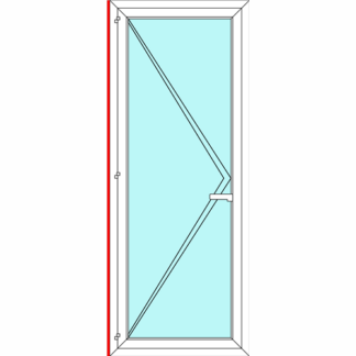 Inward Opening Left Hinged Door