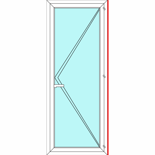 Outward Opening Right Hinged Door
