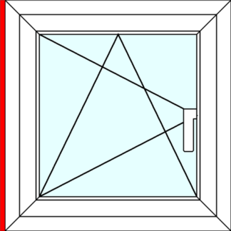 Left Tilt and Turn Window